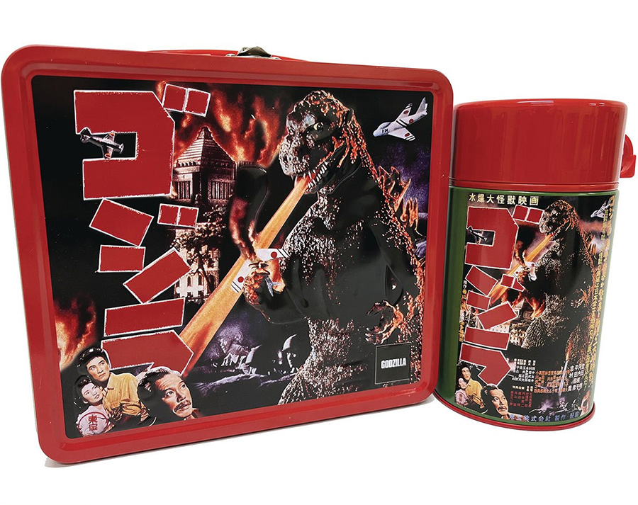 Godzilla 1954 Lunch Box with Thermos - Click Image to Close