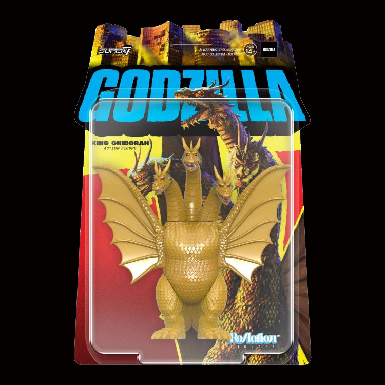 Godzilla TOHO ReAction Figures Wave 2 King Ghidorah - Click Image to Close