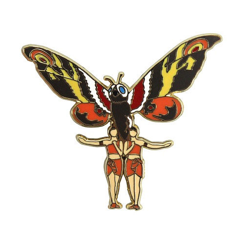 Mothra and the Twins Enamel Pin - Click Image to Close