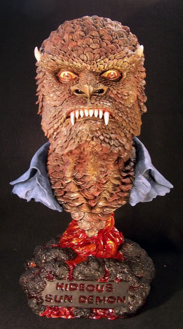 Hideous Sun Demon 1/2 Scale Big Head Bust Model Kit - Click Image to Close