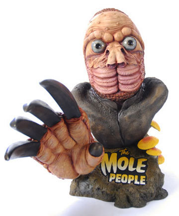 Mole People Mole Man 18 Inch 1/2 Scale Big Head Bust Model Kit - Click Image to Close