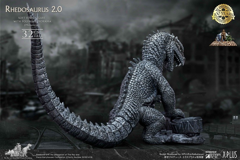 Beast From 20,000 Fathoms Rhedosaurus 2.0 Monotone Deluxe Version by Star Ace - Click Image to Close
