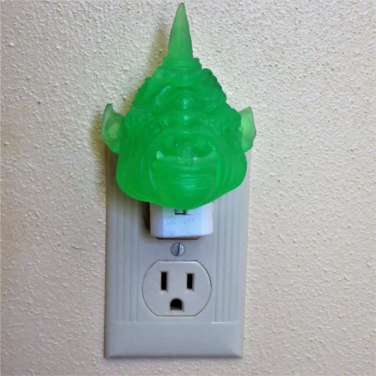 Cyclops Resin Nightlight for Mancave Bathroom Novelty Gift - Click Image to Close