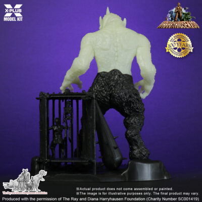 7th Voyage of Sinbad Cyclops Plastic Model Kit (GLOW EDITION) by X-Plus - Click Image to Close