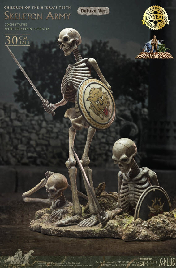 Jason And The Argonauts Skeleton Army Statue DELUXE Limited Edition Ray Harryhausen - Click Image to Close
