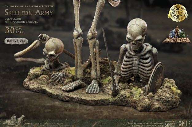 Jason And The Argonauts Skeleton Army Statue DELUXE Limited Edition Ray Harryhausen - Click Image to Close