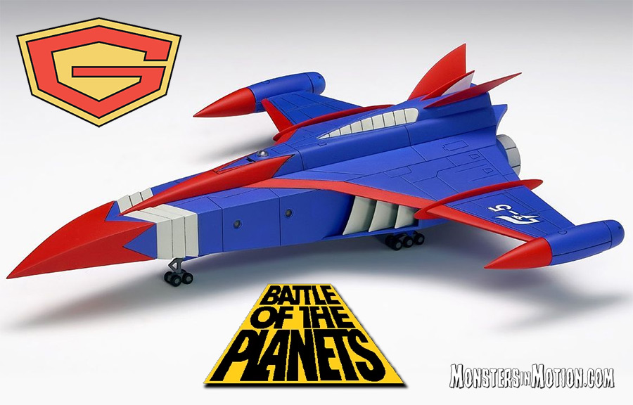 Gatchaman God Phoenix Vehicle Model Kit by Wave Battle of the Planets - Click Image to Close