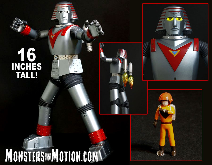 Giant Robot and Johnny Sokko Grand Action Bigsize Figure Giant Robo - Click Image to Close