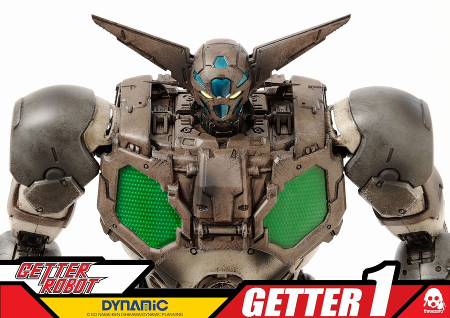 Getter Robot 1 16" Figure Exclusive Version Go Nagai by Three A - Click Image to Close