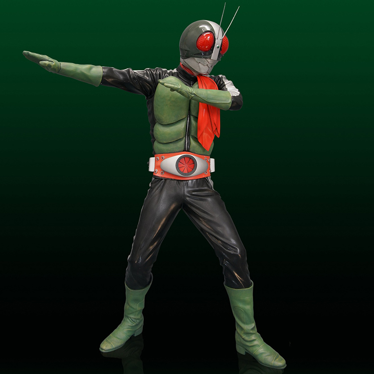 Kamen Rider 2 Mega 16" Soft Vinyl Kit by Kaiyodo - Click Image to Close