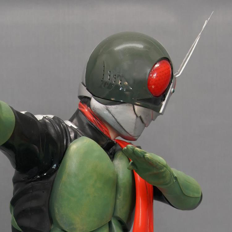 Kamen Rider 2 Mega 16" Soft Vinyl Kit by Kaiyodo - Click Image to Close