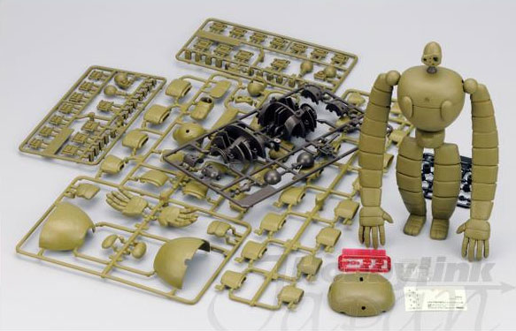 Laputa Castle in the Sky Robot Soldier Gardener Version Model Kit by Fine Molds - Click Image to Close