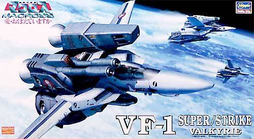 Macross Robotech VF-1 Super/Strike Valkyrie 1/72 Model Kit by Hasegawa - Click Image to Close