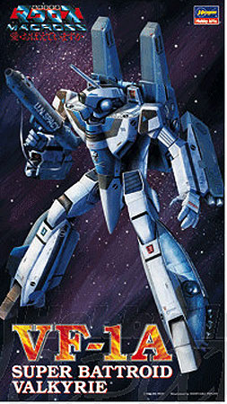 Macross Robotech VF-1A Super Battroid Valkyrie 1/72 Model Kit by Hasegawa - Click Image to Close