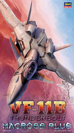 Macross Plus VF-11B Thunderbolt Valkyrie 1/72 Scale Model Kit by Hasegawa - Click Image to Close