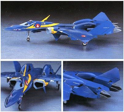 Macross Zero YF-21 Valkyrie Fighter 1/72 Model Kit by Hasagawa - Click Image to Close