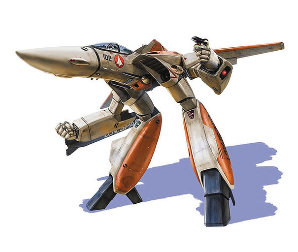 Macross Robotech VF-1D Valkyrie Gerwalk 1/72 Model Kit by Hasegawa - Click Image to Close