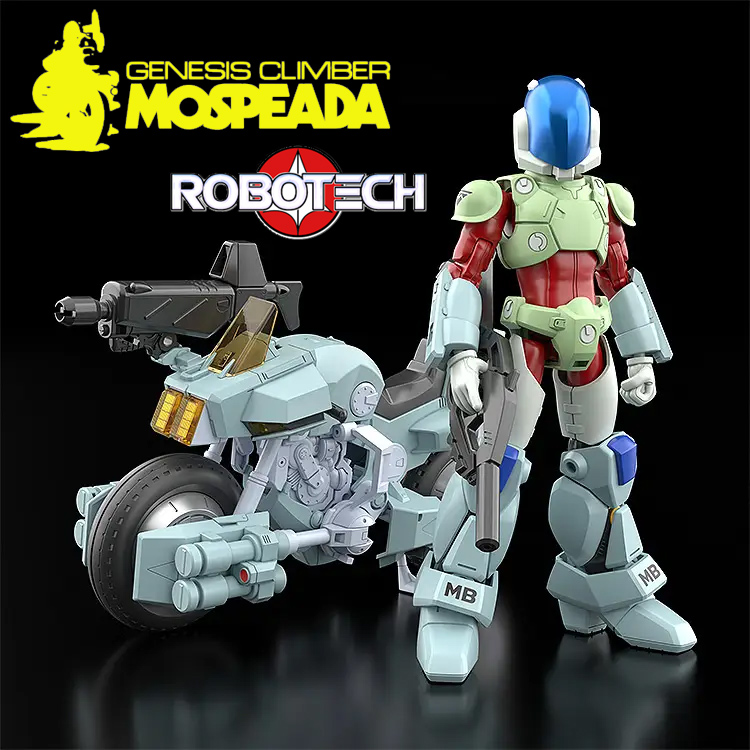 Robotech Genesis Climber Mospeda VR-052F Stick Type Moderoid Model Kit - Click Image to Close
