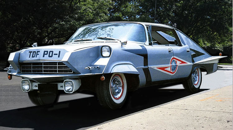 Ultra Seven 1967 Ultra TDF PO-1 Pointer 1/24 Model Kit By