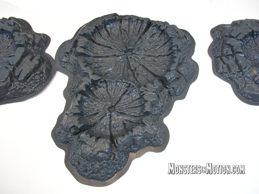 Crater Base Set for Dioramas (Unpainted) 5 Pieces - Click Image to Close