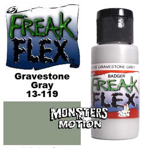 Freak Flex Gravestone Gray Paint 1 Ounce Flip Top Bottle - Click Image to Close