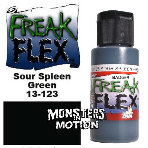 Freak Flex Sour Spleen Green Paint 1 Ounce Flip Top Bottle - Click Image to Close