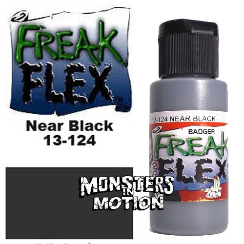 Freak Flex Near Black Paint 1 Ounce Flip Top Bottle - Click Image to Close