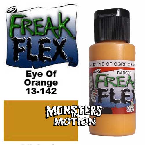 Freak Flex Eye Of Ogre Orange Paint 1 Ounce Flip Top Bottle - Click Image to Close