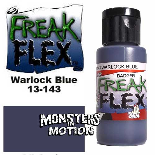 Freak Flex Warlock Blue Paint 1 Ounce Flip Top Bottle - Click Image to Close