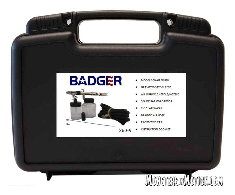 Badger Airbrush 360-9 Universal Deluxe Airbrush Set with Storage Case - Click Image to Close