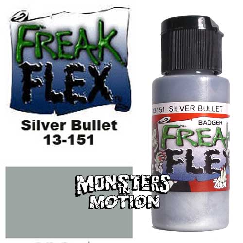 Freak Flex Silver Bullet Paint 1 Ounce Flip Top Bottle - Click Image to Close