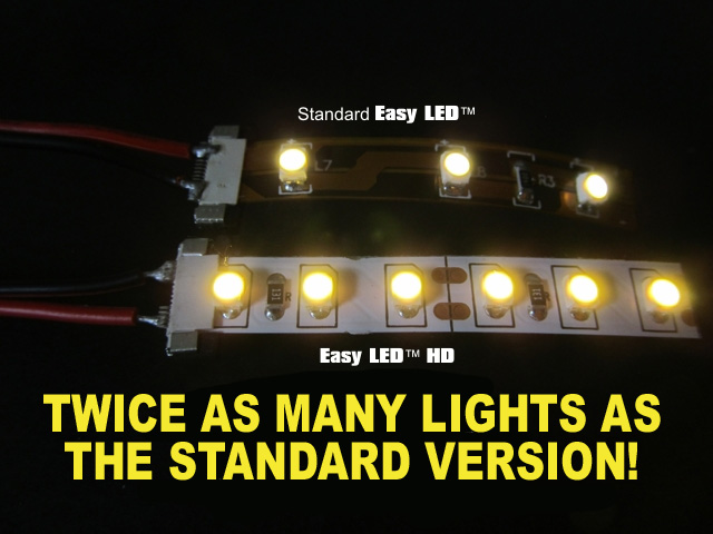 Easy LED HD Lights 12 Inches (30cm) 36 Lights in RED - Click Image to Close