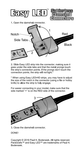 Easy LED Solderless Connector Clamshell Style 10-Pack - Click Image to Close