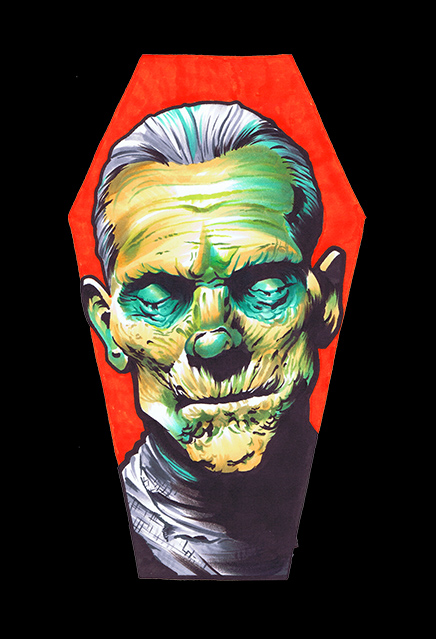 Universal Monsters Classic Halloween Wall Decor Set Series 1 - Click Image to Close