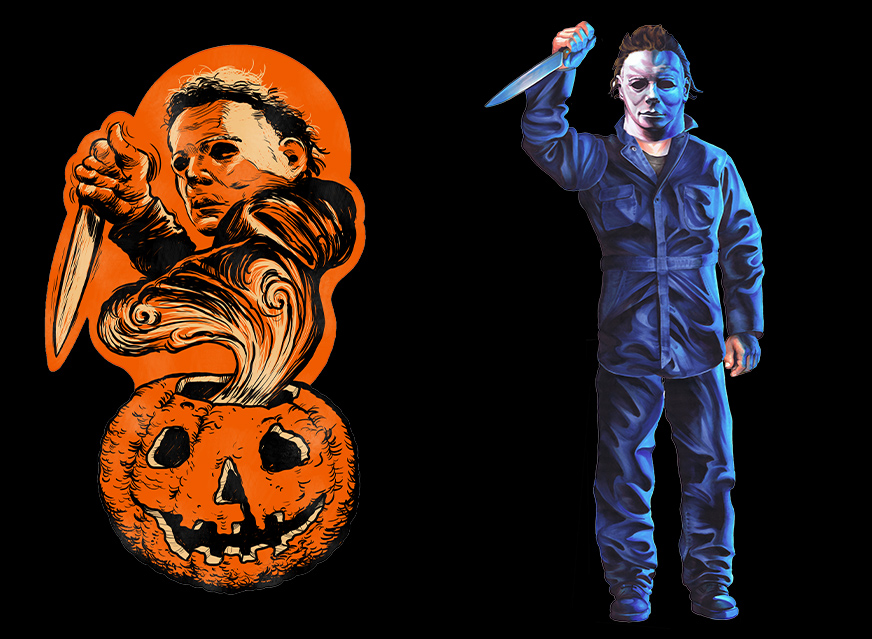 Halloween John Carpenter Classic Halloween Wall Decor Set Series 1 - Click Image to Close