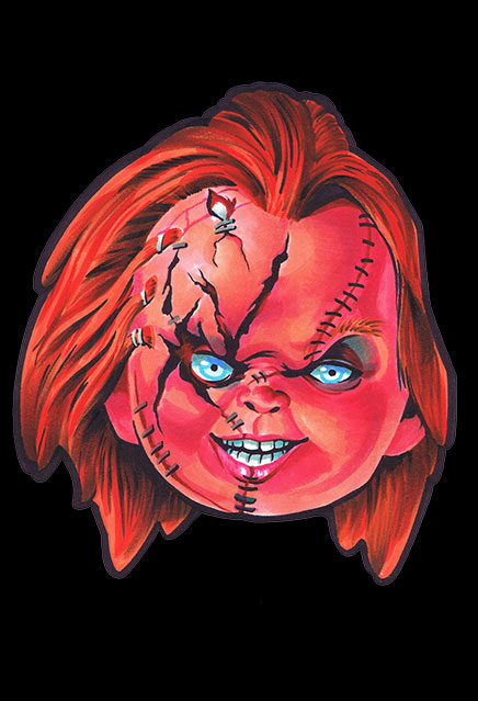 Child's Play Chucky Classic Halloween Wall Decor Set Series 1 - Click Image to Close