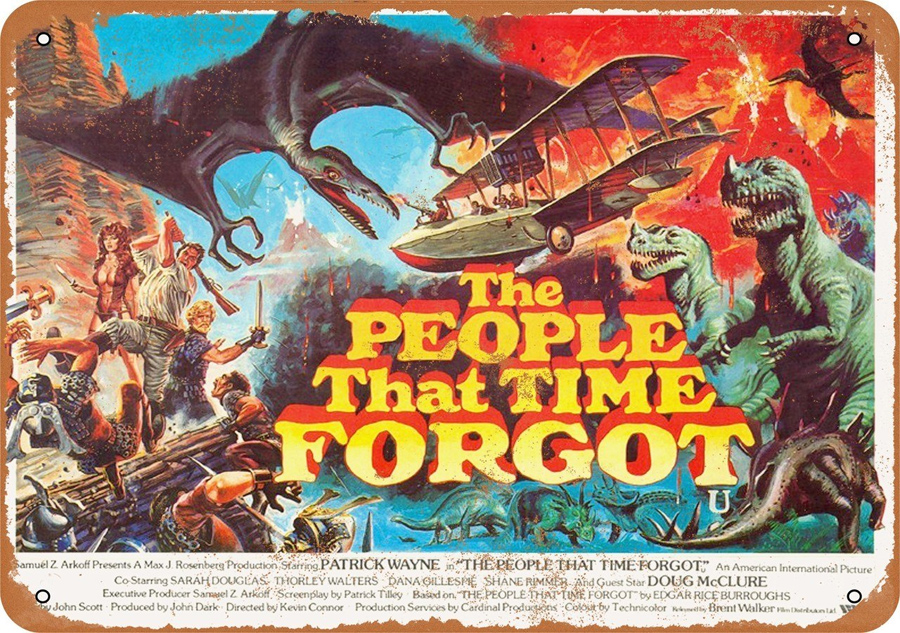 People That Time Forgot 1977 10" x 14" Metal Sign - Click Image to Close