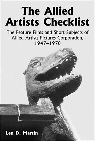 Allied Artists Checklist 1947-1978 Book - Click Image to Close