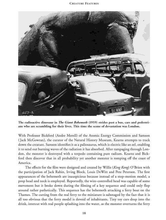 Creature Features Nature Turned Nasty in the Movies Book - Click Image to Close