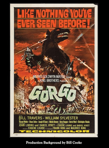 Gorgo Production Background Book by Bill Cooke - Click Image to Close