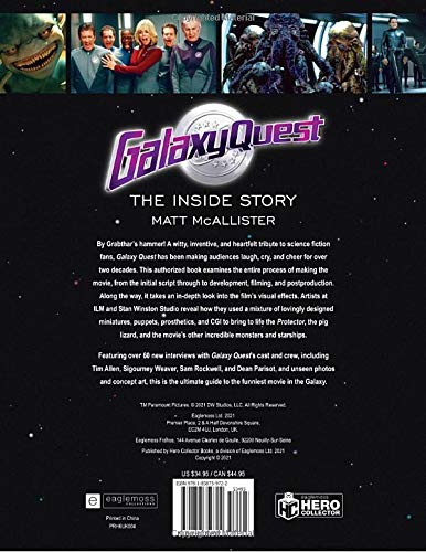 Galaxy Quest: The Inside Story Hardcover Book - Click Image to Close