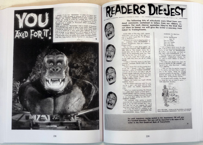 Movie Monsters Magazine Public Domain Treasury: Giant #1 The First Eight Issues of the Most Famous Monster Magazine of all Time Softcover Book! - Click Image to Close