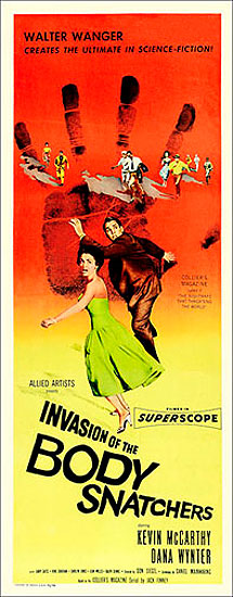 Invasion of the Body Snatchers 1956 Insert Card Poster Reproduction - Click Image to Close