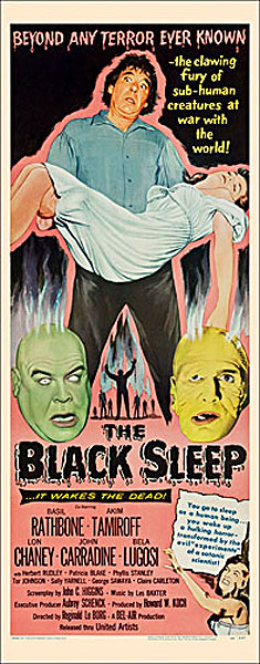 Black Sleep 1956 Insert Card Poster Reproduction - Click Image to Close