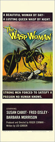 Wasp Woman 1959 Insert Card Poster Reproduction - Click Image to Close