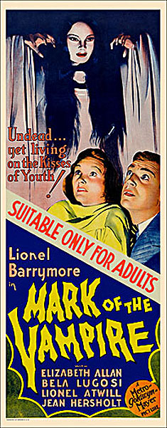 Mark of the Vampire 1935 Insert Card Poster Reproduction - Click Image to Close