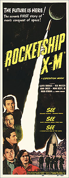 Rocketship X-M 1950 Insert Card Poster Reproduction - Click Image to Close