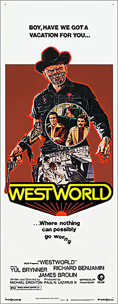 Westworld 1973 Insert Card Poster Reproduction - Click Image to Close