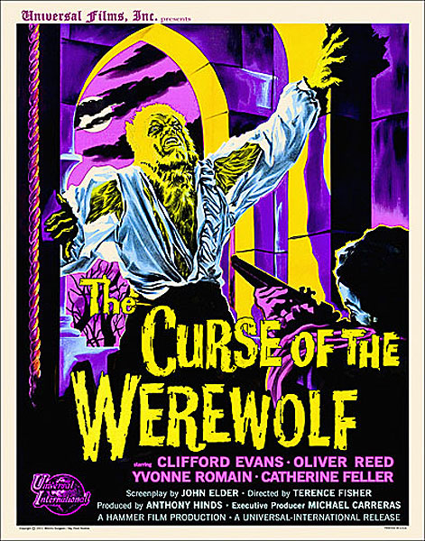 Curse of the Werewolf 1961 Half Sheet Poster Reproduction - Click Image to Close