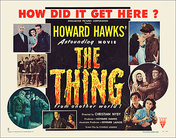 Thing from Another World 1951 Style "B" Half Sheet Poster Reproduction - Click Image to Close